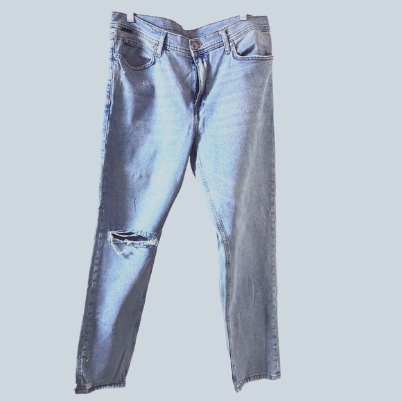 BDG Skinny Stretch Men's Medium Wash Distressed Jeans 34x30 - Picture 1 of 5